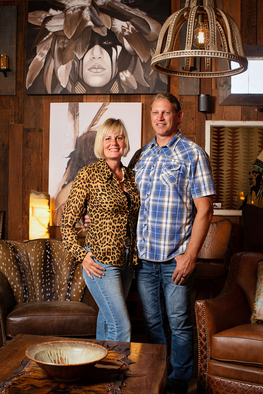 Julie and Jeff, owners of Big Bronco Cave Creek